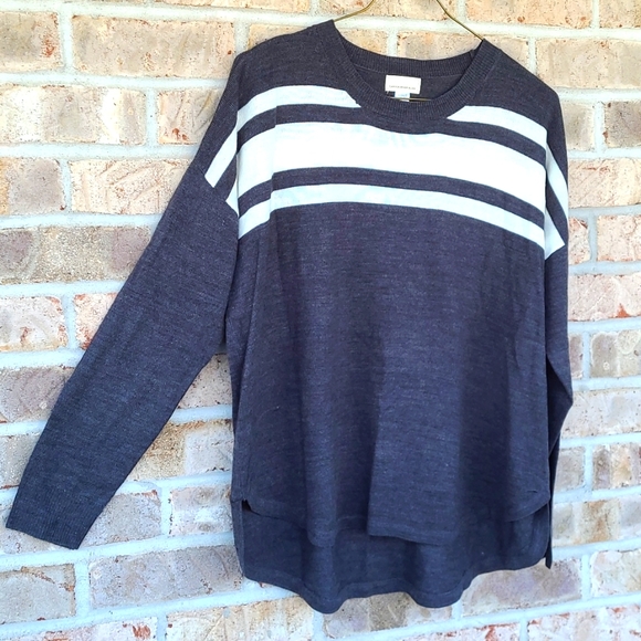Canyon River Blues Lightweight Varsity Striped Sweater - Picture 1 of 4